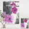 Designart - Handdrawn Pink Flowers in Bloom - Fashion Gallery-wrapped Canvas